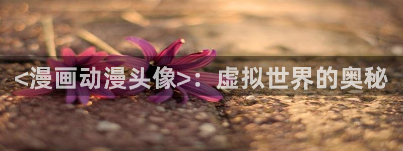 里番经典动漫：<漫画动漫头像>：虚拟世界的奥秘