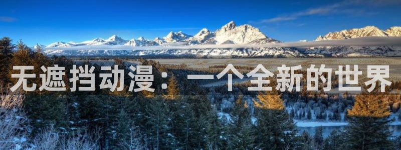 里番h动漫：无遮挡动漫：一个全新的世界